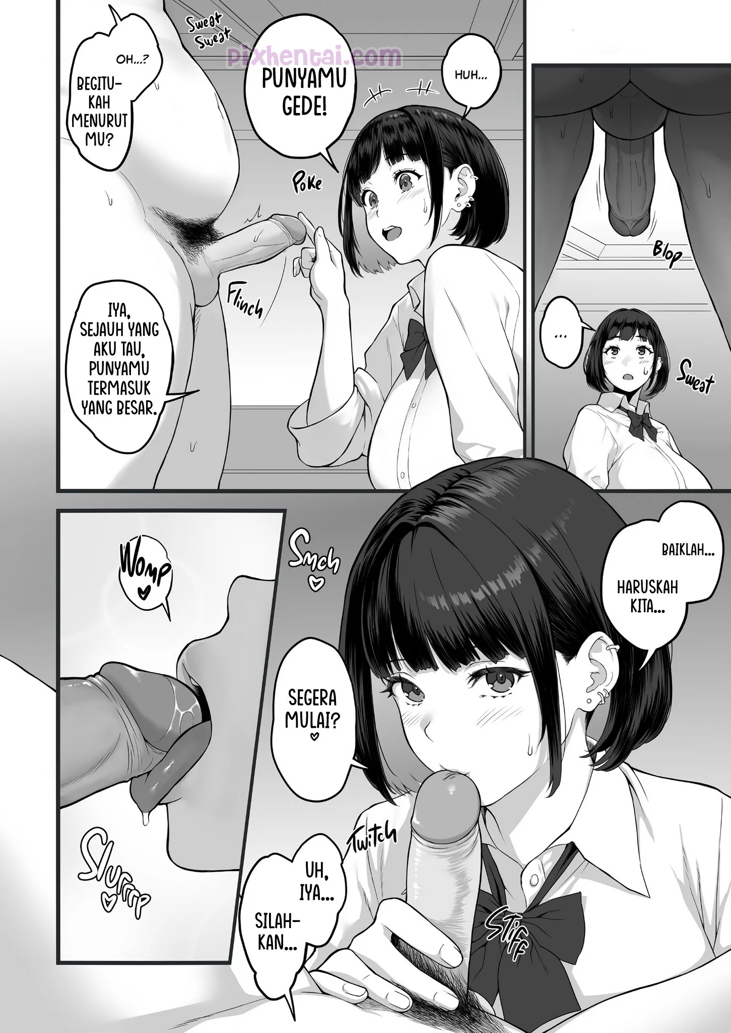 Komik hentai xxx manga sex bokep Gal ga Ossan to LoveHo de Asedaku SEX suru Riyuu 3